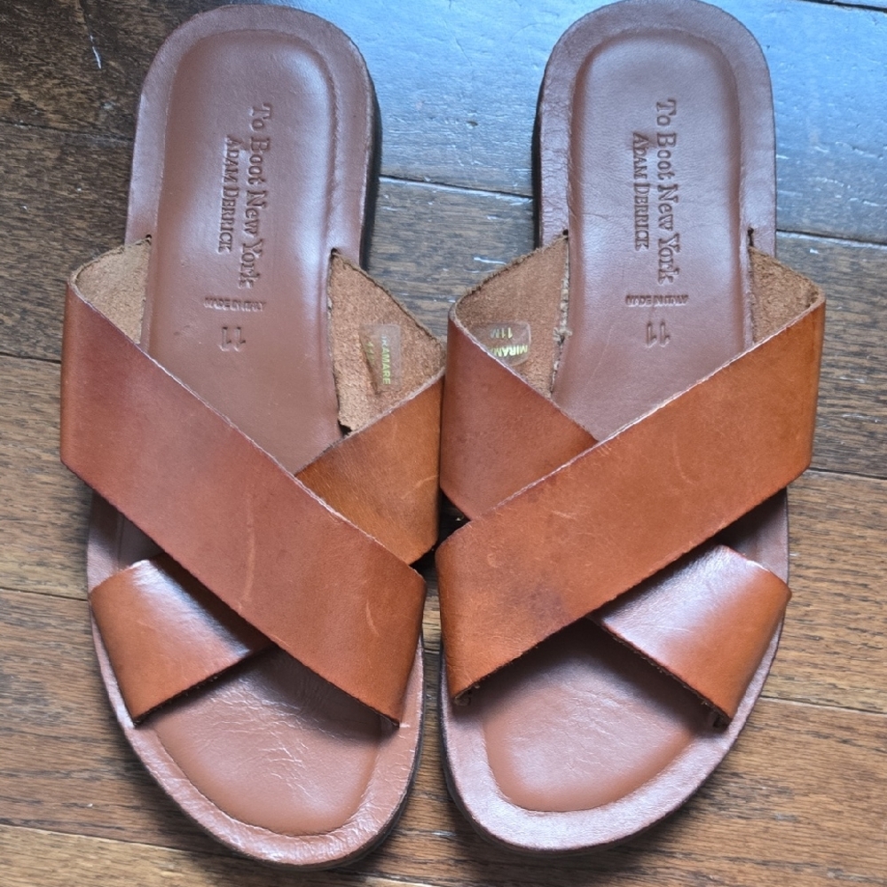 To Boot New York Tan Leather Footwear
